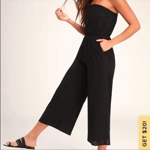 Lulu's Pants - Lulu’s Sunlight Special Black Embroidered Jumpsuit Lulu's Pants - Lulu’s Sunlight Special Black Embroidered Jumpsuit